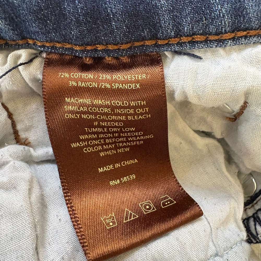 Kut From The Kloth Carlo Ankle Skinny Jeans Blue Size 10 - Picture 12 of 14
